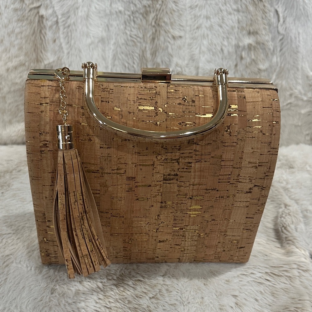Elegant Tan Clutch Bag